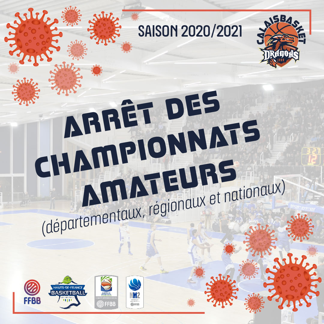 Arret des championnats amateurs - Club Calais Basket image