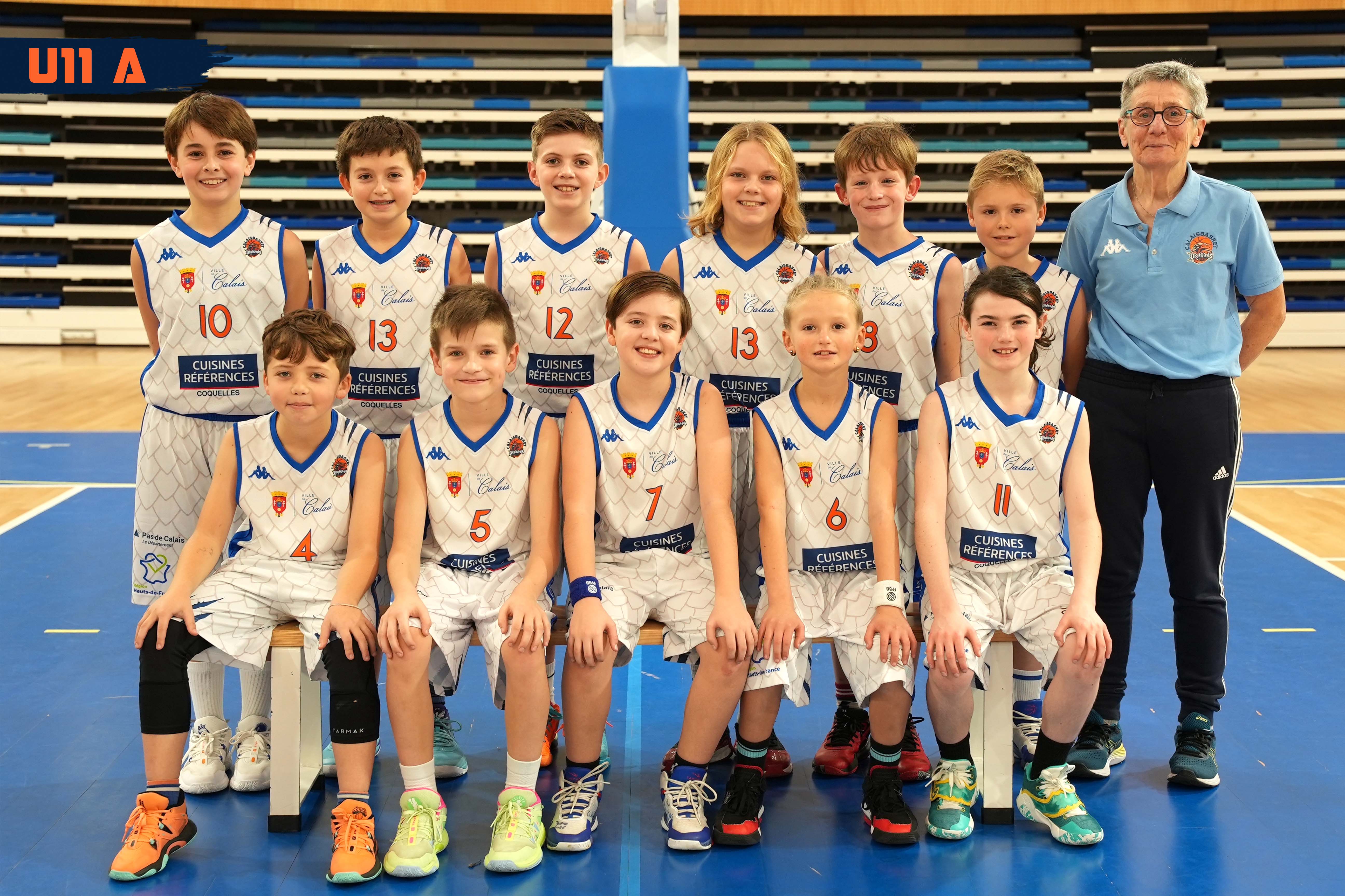 calais basket equipe U11 elite departement