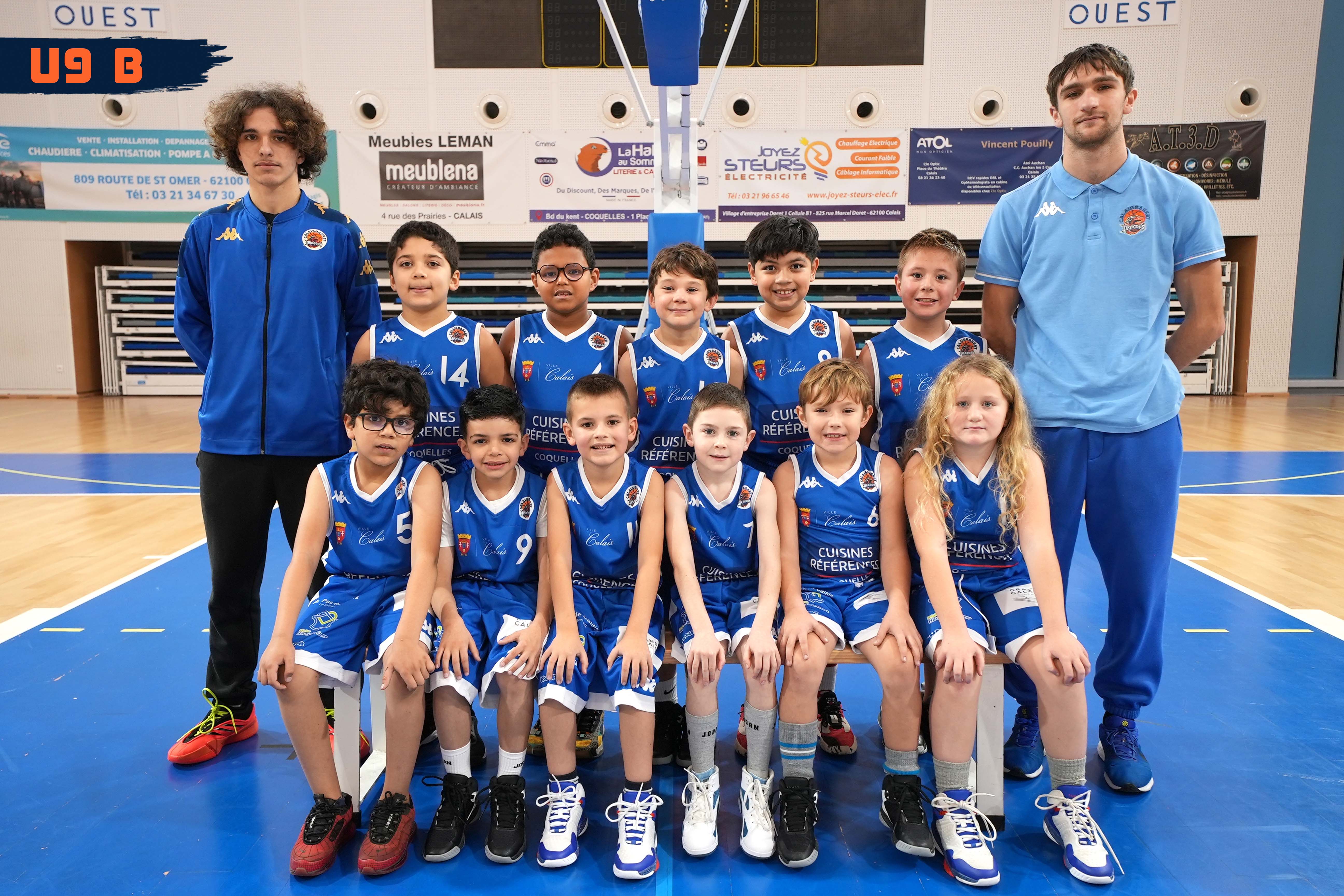 calais basket equipe U9 honneur