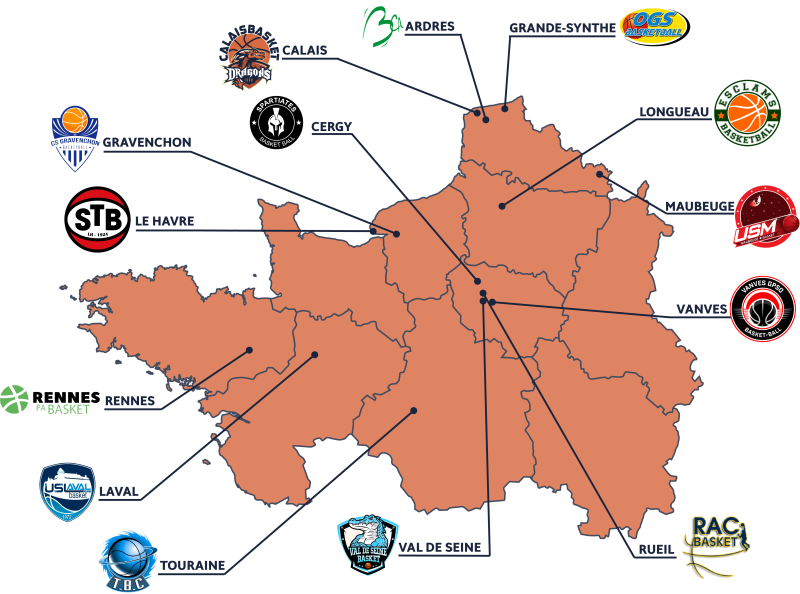 composition poule calais basket